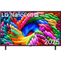 50NANO90A6B.ARUG Телевизор ЖК 50'' LG/ 50", Ultra HD, Nano Color, Local Dimming, Smart TV, WebOS, Wi-Fi, DVB-T2/C/S2, MR, 60Hz Native, 2.0ch (20W), 2 HDMI, 2 USB, 2 Pole, Ashed Blue, 2025