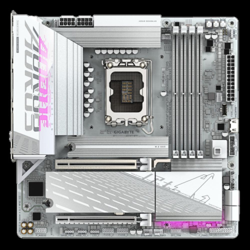 B860MAORUSELITEWIFI6EICE Материнская плата Gigabyte B860M AORUS ELITE WIFI6E ICE, фото 2 B860MAORUSELITEWIFI6EICE Материнская плата Gigabyte B860M AORUS ELITE WIFI6E ICE, фото 2