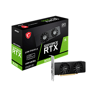 GeForceRTX3050LP6GOC Видеокарта/ VGA MSI NVIDIA GeForce RTX 3050 LP 6G OC 6GB, GDDR6/96-bit, PCIe 4.0, 2xHDMI 2.1, 1xDP, 2.1-slot