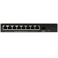OS1209P/A1A Коммутатор/ Unmanaged Switch 8x100Base-TX PoE, 1x1000Base-X SFP, PoE Budget 80W, metal case
