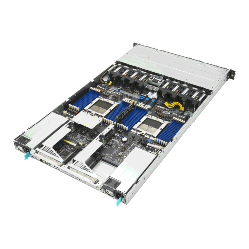 90SF0451-M000N0 Серверная платформа/ ASUS RS700A-E13-RS4U, 1U, 2 x SP5 LGA6096 400W, 24x DDR5 6400, 4x 3.5" hsb NVMe, 2x PCIex16+ 2x OCP3.0 x16, no LAN, 1+1 2000W фото 4