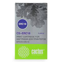 CS-ERC18 -/ Картридж матричный Cactus CS-ERC18 фиолетовый для Epson ERC 18/ER4615-R