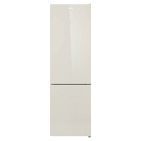 KNFC62370GB Холодильник Korting/ Нижняя морозильная камера, Full No Frost, цифровой дисплей,сенсорное управление,объем холодильного отделения: 257 л,объем морозильного отделения: 94 л,габариты (ВхШхГ):2000х595х635 мм, цвет -бежевое стекло