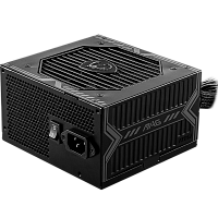 306-7ZP2A11-CE0 Блок питания ПК/ Power Supply MSI MAG A550BN, 550W 80+ Bronze (ATX, Non modular, 1x24(20+4)pin, 1xCPU 8(4+4)pin, 2xPCIe*2 8(6+2)pin, 5xSATA3, 2xMOLEX4pin, Active, 120x120mm, 150x140x86mm, APFC, black)