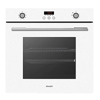 BE60.3W Встраиваемые электрические духовки 60 см Graude/ 594 х 594 х 566 мм,7 режимов нагрева,Решетка для жарки,Глубокий противень/поддон для жира,Максимальная температура: 250°C,Полезный объем: 57 л,Телескопические направляющие,Лампа подсветки,Система ох