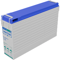 FT12-180S Батарея Vektor Battery серия FT (S), FT 12-180S, напряжение 12В, емкость 180 Ач (разряд 10 часов), макс. ток разряда (5 сек.) 1800А, макс. ток заряда 54 А, свинцово-кислотная типа AGM, клеммы M8, ДxШxВ 561x125x317мм., вес 55,5 кг., срок службы 1
