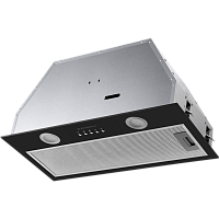 TRAPEZE602MBLACK Кухонная вытяжка MAUNFELD/ Кухонная вытяжка MAUNFELD TRAPEZE 602M, полновстраиваемая, 3 скорости, 1150 м3/ч, электронное управление, энергоэффективность В, уровень шума 54 дБ, цвет черный