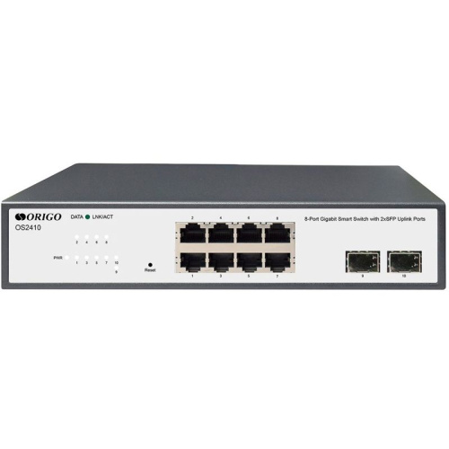 OS2410/A1A Коммутатор/ Smart Managed L2 Switch 8x1000Base-T, 2x1000Base-X SFP OS2410/A1A Коммутатор/ Smart Managed L2 Switch 8x1000Base-T, 2x1000Base-X SFP
