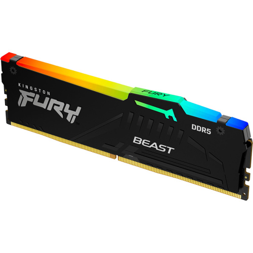 KF556C40BB2A-32 Память оперативная/ Kingston 32GB 5600MT/s DDR5 CL40 DIMM FURY Beast RGB фото 2