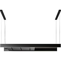CLTI80.E0P2#NRSN451F Вытяжка FALMEC LIGHT 180 BLACK, серия Design+, 183 см, островная, потолочная, электронное/кнопочное управление, светодиодное освещение, периметральное всасывание, 4 скорости, отвод/циркуляция, интенсивный режим, макс. производительнос