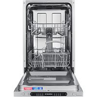 MLP4249G02LightBeam Встраиваемая посудомоечная машина/ Посудомоечная машина, Встраиваемая, 45 см, 9 комплектов, 4 программ, 1/2 загрузка, звуковой сигнал, отсрочка старта, электронное управление, уровень шума 49 дБ, конденсационная сушка, энергоэффективно