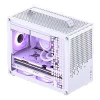 Z20White Корпус без блока питания/ Case JONSBO Z20, Mini-Tower, TG, no fan, 1xUSB-A 3.2 + 1xUSB-C 3.2, mATX, mITX White