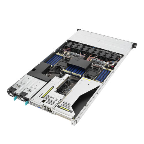 90SF01U1-M00120 Серверная платформа/ ASUS RS700-E11-RS4U 1U, 2x LGA 4677 Intel Xeon 5th, 32 DDR5 4800/3600, 4x 3.5" hsb NVMe/SATA/SAS*, 3x PCIe x16 gen5 + 1x int RAID slot x8, 2x 10Gbe (Intel X710-AT2) RJ45, one dual-slot GPU, 1+1 1600W фото 4