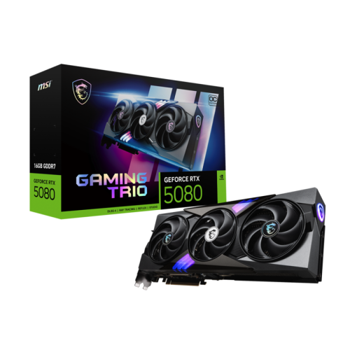 GeForceRTX508016GGAMINGTRIOOC Видеокарта/ GeForce RTX 5080 16G GAMING TRIO OC
