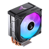 CR-1300EVOColorBlack Кулер для процессора/ CPU Cooler JONSBO CR-1300 EVO Color (160W, 4-pin PWM, 128mm, Al/Cu, 4x6mm, ARGB, 1x90mm, 42CFM, 28.2dBA, 2000RPM, S: 1851/1700/1200/115X, AM4/AM5 Black)