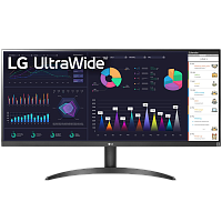 29WQ500-B Монитор 29'' LG 29WQ500-B/ LG UltraWide 29WQ500-B 29" IPS monitor, 2560x1080, 250 cd/m2, 21:9, 1000:1, 5мс (GtG), HDMI, DP, Headphone Out, 100Hz, 178/178, внешний БП, AMD FreeSync, HDR 10, VESA (100x100 мм), Tilt, sRGB 99%, AMD FreeSync, black