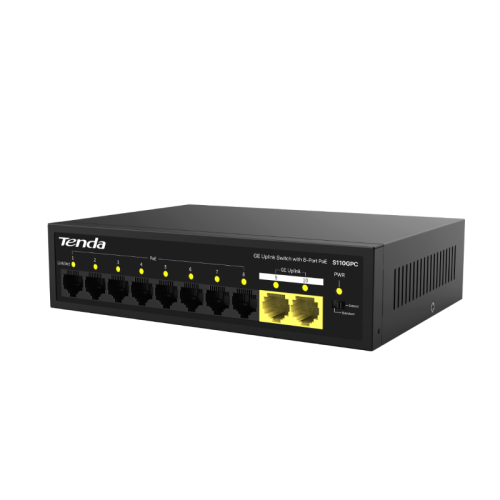 S110GPC Коммутатор 10PORT/ Коммутатор 10PORT S110GPC TENDA фото 4