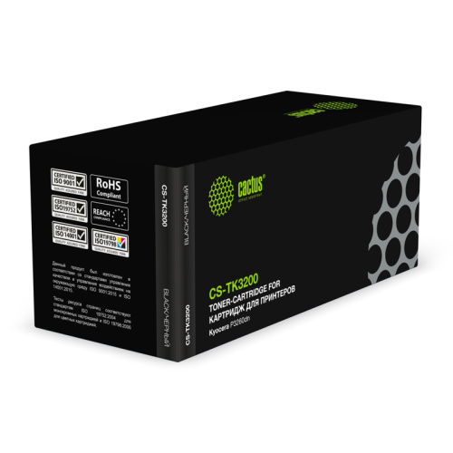 -/ Картридж лазерный Cactus CS-TK3200 TK-3200 черный (40000стр.) для Kyocera P3260dn -/ Картридж лазерный Cactus CS-TK3200 TK-3200 черный (40000стр.) для Kyocera P3260dn