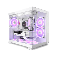 C3T500ARGBWH Корпус без блока питания/ Case PCCooler C3T500 ARGB WH, Midi-Tower, TG, 6x120mm ARGB, 1xUSB-C 3.1 + 2xUSB-A 3.0, ATX, mATX, mITX White
