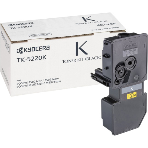1T02R90NL1 тонер-картридж Kyocera TK-5220K (1.2K)/ Toner Cartridge Kyocera TK-5220K (1.2K) фото 3