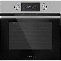 OEM6010S Электрический духовой шкаф HOMSAir/ Электрический духовой шкаф HOMSAir, 60 л, 10 режимов, дисплей, сенсорное/поворотное (утапливаемые ручки) управление, 9 уровней мощности, гидролизная очистка, защита от детей, макс. Температура 250 градусов, цве