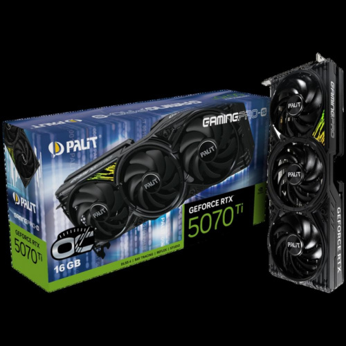 NE7507TS19T2-GB2031U Видеокарта PCIE16 RTX5070TI 16GB PA-RTX5070Ti GAMINGPRO-S OC 16GB PALIT фото 15