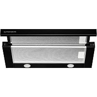 SLIMLUX60B Вытяжка встраиваемая Kuppersberg/ Встраиваемая вытяжка, ширина 55,2 см, отвод/рециркуляция, 550 м3/час, механическое кнопочное управление, 3 скорости, светодиодное освещение 2х2 Вт, металлические жироулавливающие фильтры, угольный фильтр KF-Y (