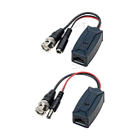 TTP111HDP-LK Комплект/ SC&T Комплект пассивный передатчик TTP111HDP-L + приёмник TTP111HDPJ-L для передачи HDCVI/HDTVI/AHD и питания по витой паре до 300м