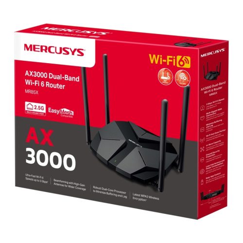 MR85X Маршрутизатор/ AX3000 Dual-Band Wi-Fi 6 Router фото 3