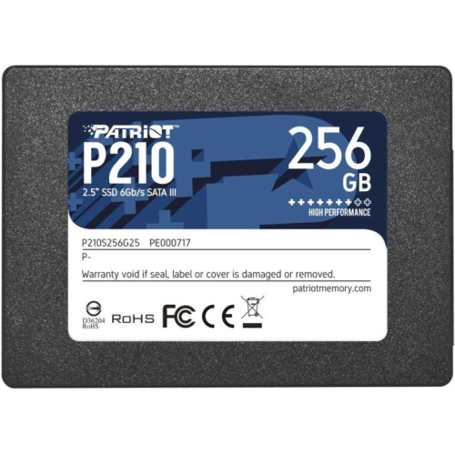 P210S256G25 Твердотельный накопитель Patriot SATA-III 256GB P210S256G25 P210 2.5" [P210S256G25]