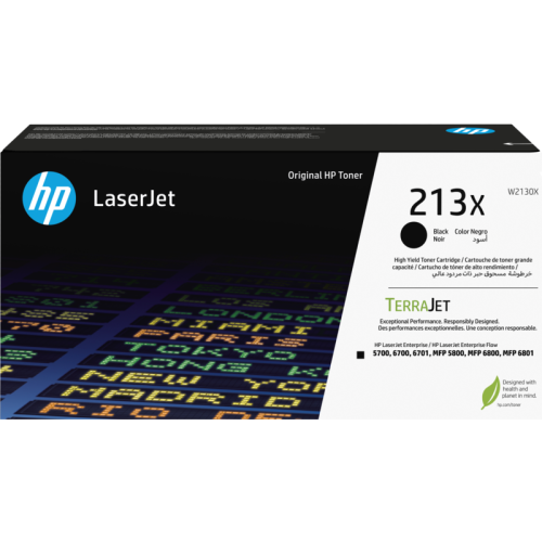 Тонер-картридж/ HP 213X Black High Yield Original LaserJet Toner Cartridge