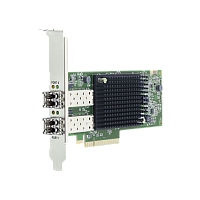 LPE35002-M2 Emulex LPe35002-M2 Gen 7 (32/64GFC), 2-port, 32Gb/s, PCIe Gen4 x8, трансиверы установлены, LP+FH brackets, OEM