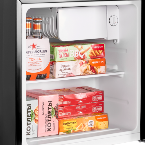 MFF50RB Холодильник/ Компактный холодильник MAUNFELD, ВхШхГ 495х470х445 мм, 50 л, 40 дБ, цвет: черный фото 7