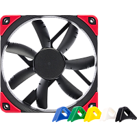 NF-S12APWMchromax.black.swap Кулер для корпуса/ Case Cooler Noctua NF-S12A PWM chromax.black.swap (120x120x25mm, 4-pin PWM, 63.27CFM, 17.8dBA, 1200RPM, Black)