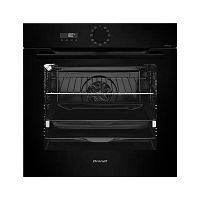 BOP7537BB Встраиваемый духовой шкаф Brandt, 9 функций приготовления, 73 л, пиролитическая очистка, гриль, поворотная ручка, энергоэффективность A+, черный цвет