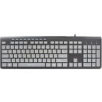 1067199 Клавиатура Oklick 480M черный/серый USB slim Multimedia (1067199)
