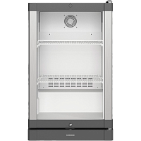 BCv1103-22001 Холодильник Liebherr/ Холодильник-витрина с циркуляционным воздушным охлаждением, 816 х 49,7 х 55,8 см, 110 л, серебристый