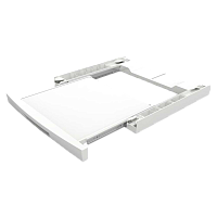 DSK150 Аксессуары Korting/ Cоединительный элемент (монтажный комплект) для стиральной машины (модели KWM 57IT1490) и сушильных машин (KD 60T8, KD 60HPT8,), пластик, выдвижная полка, цвет - белый