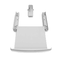 DSK250 Аксессуары Korting/ Cоединительный элемент (монтажный комплект) для стиральной (модели KWM 58LS1297, KWM 58ILS1299 и KWM 63IL14119) и сушильной машин (KD 60L97 и KD 60HP109 ), пластик, выдвижная полка, цвет - белый