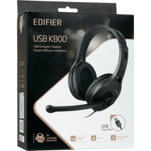 6923520241347 Гарнитура/ Гарнитура EDIFIER USB K800 Чёрный фото 7 6923520241347 Гарнитура/ Гарнитура EDIFIER USB K800 Чёрный фото 7