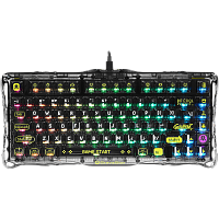 6972448924412 Игровая клавиатура/ Механическая беспроводная клавиатура Gravastar Mercury K1 Lite XTAL BLK RU