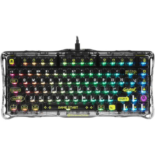 6972448924412 Игровая клавиатура/ Механическая беспроводная клавиатура Gravastar Mercury K1 Lite XTAL BLK RU 6972448924412 Игровая клавиатура/ Механическая беспроводная клавиатура Gravastar Mercury K1 Lite XTAL BLK RU