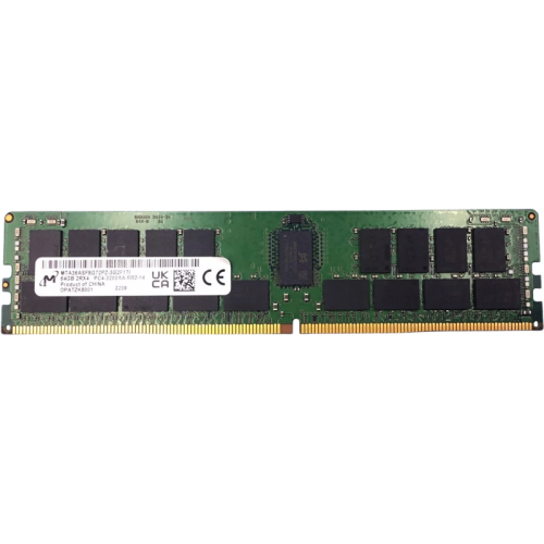 MTA36ASF8G72PZ-3G2 Память оперативная/ Micron 64GB DDR4 3200 MT/s CL22 2Rx4 ECC Registered DIMM 288pin pulled
