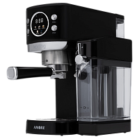 KCM1007TAmore Кофеварка KORTING/ Кофеварка KORTING, рожковая, отдельностоящая, давление 20 бар, механическое управление, капучинатор, цветной дисплей, приготовление вспененного молока, таймер, защита от перегрева, подогрев чашек, противокапельная система,