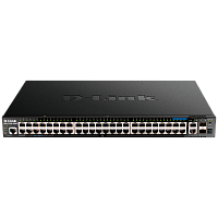 DGS-1520-52MP/A1A Коммутатор/ DGS-1520-52MP,DGS-1520-52MP/A1A Managed L3 Stackable Switch 44x1000Base-T PoE, 4x2.5GBase-T PoE, 2x10GBase-T, 2x10GBase-X SFP+, PoE Budget 370W (740W with DPS-700), CLI, RJ45 Console, RPS
