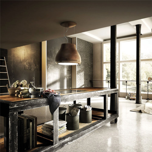 SHININGRUST/F/50-PRF0120528A Вытяжки Elica/ Островная, 50 см, 800 м3/ч, rust (состаренная медь) фото 5