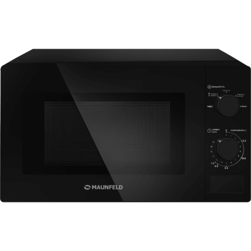 MFSMO720MB01 Микроволновые печи MAUNFELD/ 1050 Вт, 8 программ, эмаль, механическое управление, цвет: черный
