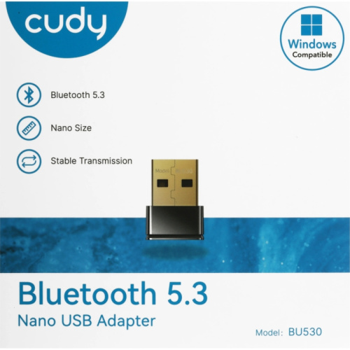 BU530 Адаптер Bluetooth/ Bluetooth 5.3 Nano USB Adapter фото 3