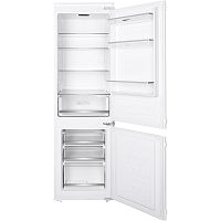 FB177SWInverter Холодильник встраиваемый HOMSair/ Холодильник встраиваемый HOMSair FB177SW Inverter, ВхШхГ 1769х540х550 мм, DeFrost, полезный объем холодильной камеры 197 л, полезный объем морозильной камеры 76 л, дисплей, электронное управление, LED осве