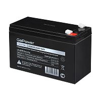 00-00021454 Аккумулятор свинцово-кислотный GoPower LA-1270/security 12V 7Ah клеммы T1/ F1 (1/5)